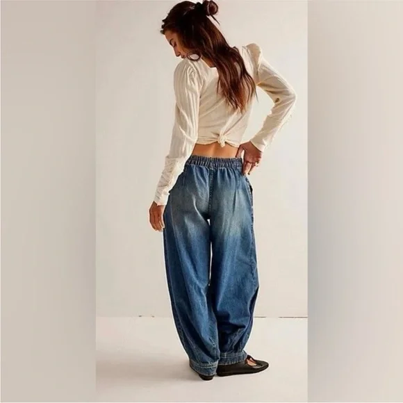 We The Free Oslo Pull-On Jeans Free People - Picture 4 of 9